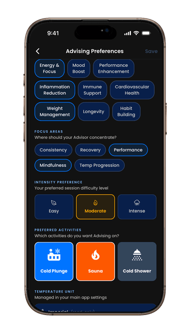 Advisor preferences continued
